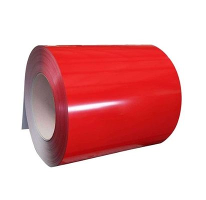 लाल रंग PPGI PPGL DX51D पूर्व चित्रित जस्ती लोहे की कॉइल