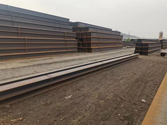 स्ट्रक्चरल स्टील कार्बन स्टील प्रोफाइल वाइड फ्लैंज I बीम ASTM A572 ग्रेड 55 5 &quot;X 16 #