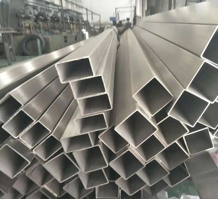 1.4319 301 स्क्वायर स्टेनलेस स्टील ट्यूब पाइप 40 X 40 X 2 मिमी