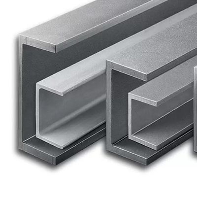 गर्म लुढ़का हुआ सी आकार स्टेनलेस स्टील प्रोफाइल ग्रेड 316 4 &quot;X 2&quot; X 0.25 &quot;