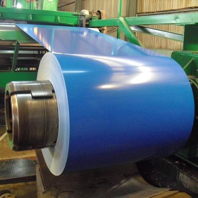 1250mm SGCC नीला रंग PPGI PPGL कॉइल S220GD S250GD S280GD