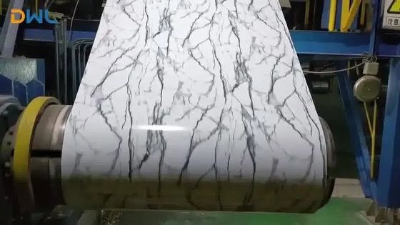 सीजीसीसी संगमरमर डिजाइन रंग लेपित जस्ती स्टील कॉइल